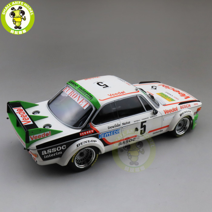 1/18 MINICHAMPS BMW 3.0 CSL WINNER 24HR SPA 1976 #5 155762505 Diecast MODEL CAR TOYS GIFTS