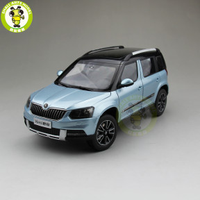 1/18 VW Skoda Yeti SUV Diecast Metal SUV CAR MODEL gift hobby collection Blue