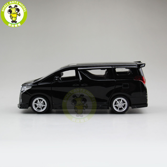 1/32 JACKIEKIM Toyota ALPHARD ROWEN Japan PREMIUM S-grade Diecast Model CAR Toys for kids Sound Lighting Pull Back gifts