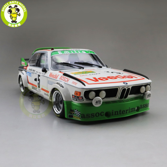 1/18 MINICHAMPS BMW 3.0 CSL WINNER 24HR SPA 1976 #5 155762505 Diecast MODEL CAR TOYS GIFTS