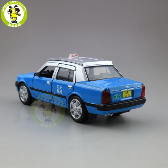 1/32 JACKIEKIM Toyota Crown HongKong Taxi Diecast Model CAR Taxi Toys for kids children Sound Lighting Pull Back gifts