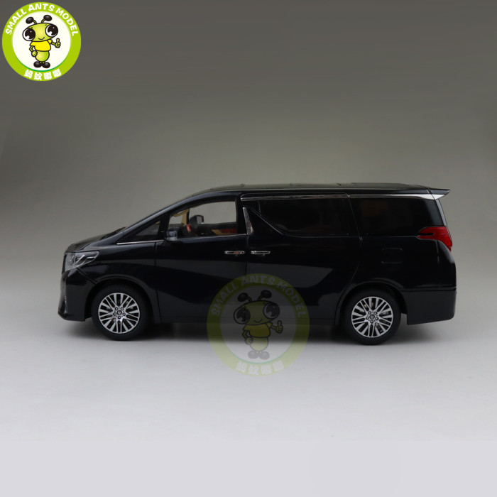 1/18 Toyota ALPHARD MPV Diecast Model CAR Toys kids Boy Girl Gift Collection Black
