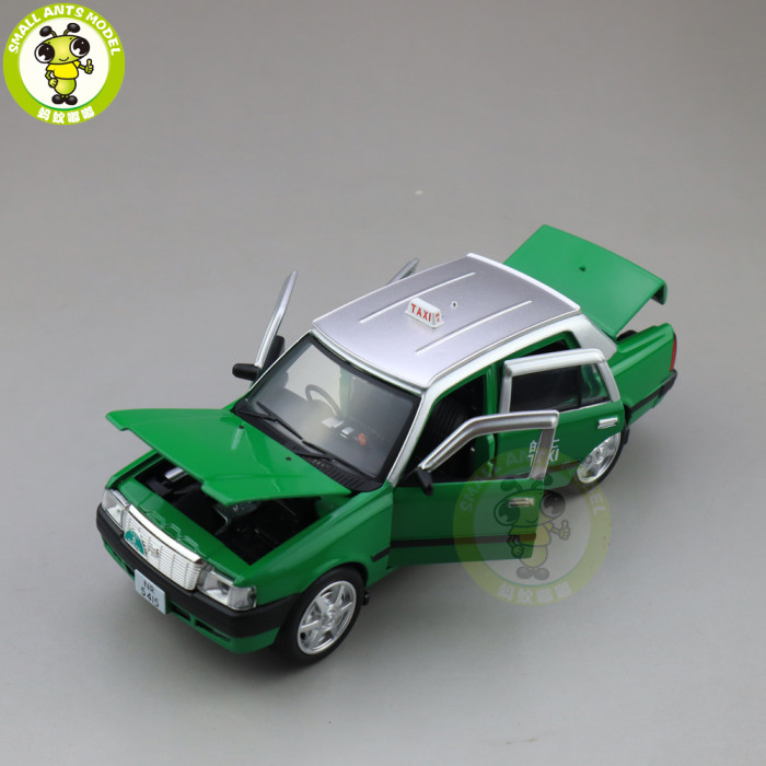 1/32 JACKIEKIM Toyota Crown HongKong Taxi Diecast Model CAR Taxi Toys for kids children Sound Lighting Pull Back gifts