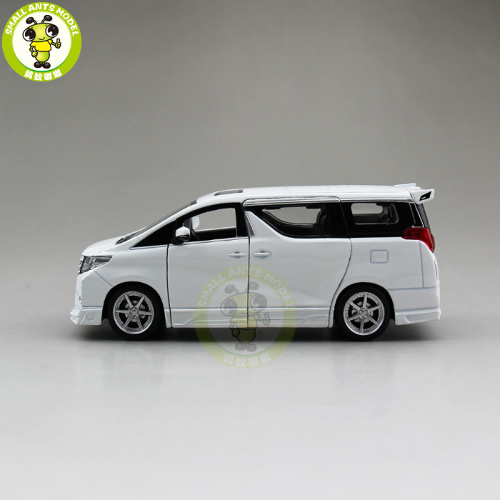 1/32 JACKIEKIM Toyota ALPHARD ROWEN Japan PREMIUM S-grade Diecast Model CAR Toys for kids Sound Lighting Pull Back gifts