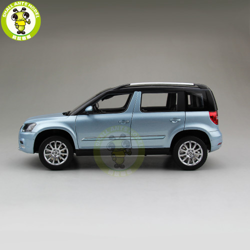 1/18 VW Skoda Yeti City SUV Diecast Metal SUV CAR MODEL gift hobby collection Blue