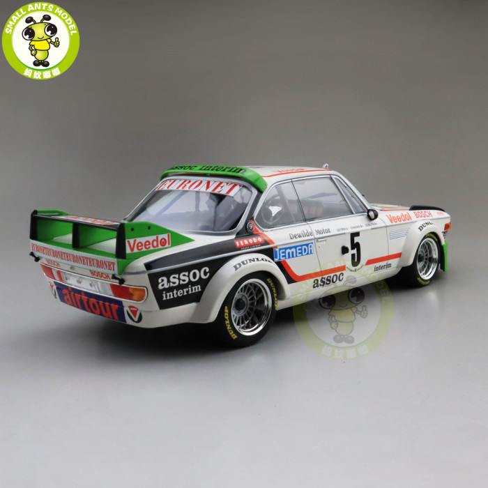 1/18 MINICHAMPS BMW 3.0 CSL WINNER 24HR SPA 1976 #5 155762505 Diecast MODEL CAR TOYS GIFTS