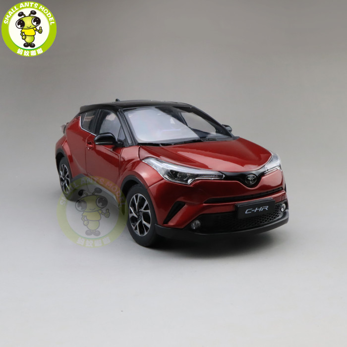 1/18 Toyota CHR C-HR Diecast SUV Car Model TOYS KIDS Boy Girl Gift Red with Black roof