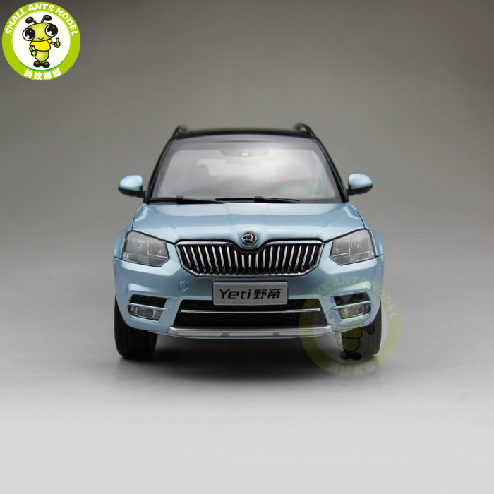 1/18 VW Skoda Yeti City SUV Diecast Metal SUV CAR MODEL gift hobby collection Blue