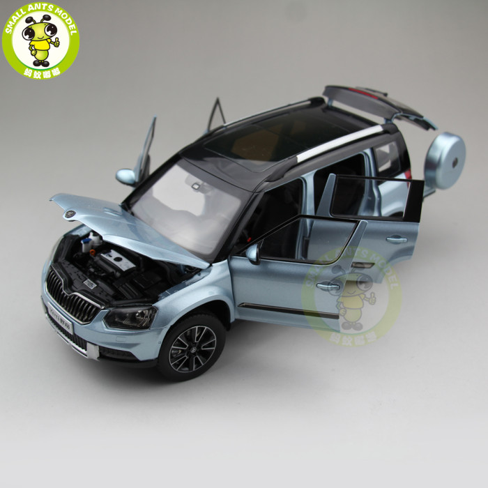 1/18 VW Skoda Yeti SUV Diecast Metal SUV CAR MODEL gift hobby collection Blue