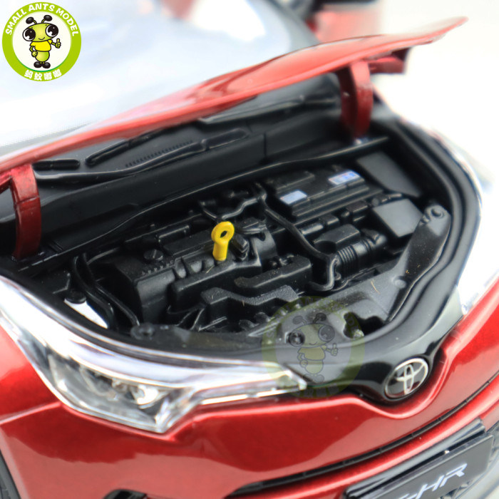 1/18 Toyota CHR C-HR Diecast SUV Car Model TOYS KIDS Boy Girl Gift Red with Black roof