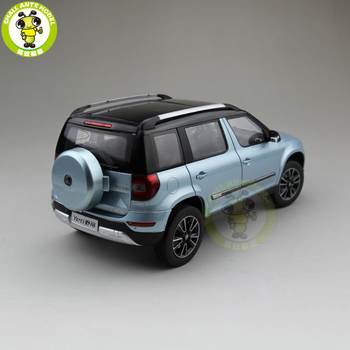 1/18 VW Skoda Yeti SUV Diecast Metal SUV CAR MODEL gift hobby collection Blue