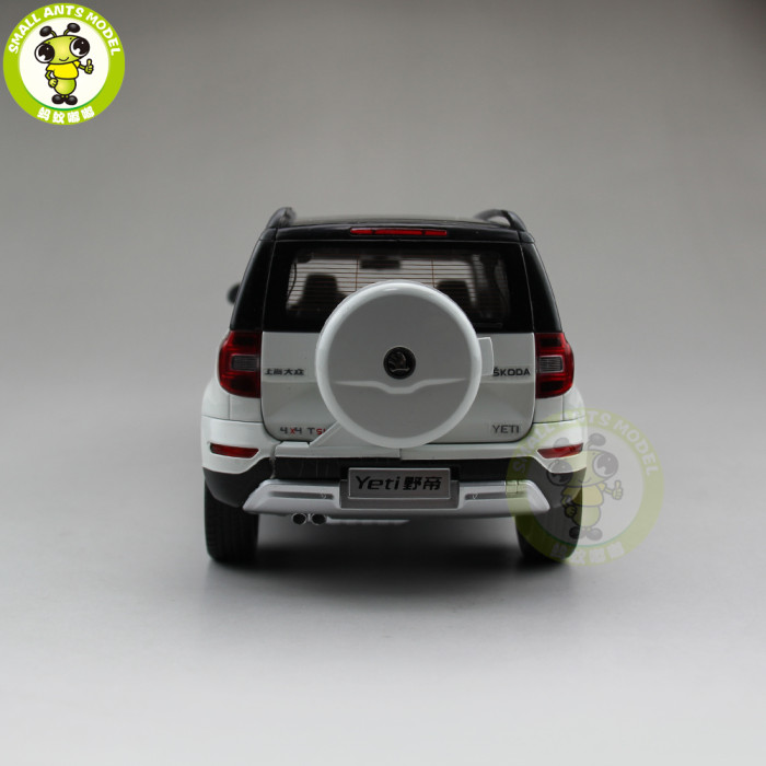 1/18 VW Skoda Yeti SUV Diecast Metal SUV CAR MODEL gift hobby collection White