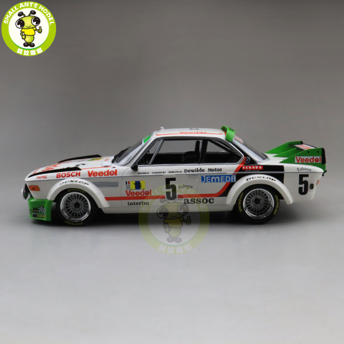 1/18 MINICHAMPS BMW 3.0 CSL WINNER 24HR SPA 1976 #5 155762505 Diecast MODEL CAR TOYS GIFTS
