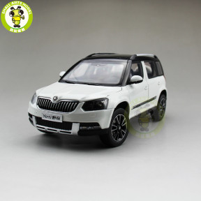 1/18 VW Skoda Yeti SUV Diecast Metal SUV CAR MODEL gift hobby collection White