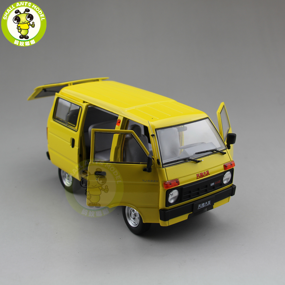 1/18 ダイハツ 天津 DAIHATSU TJ110 Classics 黄色 1/18 Toyota DAIHATSU China Tianjin Huali TJ110 Diecast Car Van