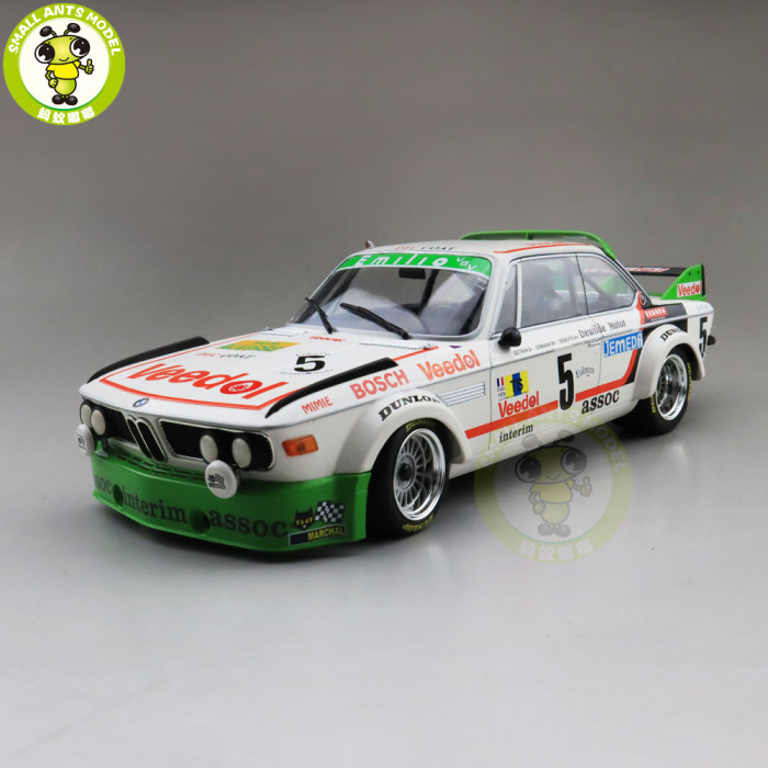 1/18 MINICHAMPS BMW 3.0 CSL WINNER 24HR SPA 1976 #5 155762505 Diecast MODEL CAR TOYS GIFTS