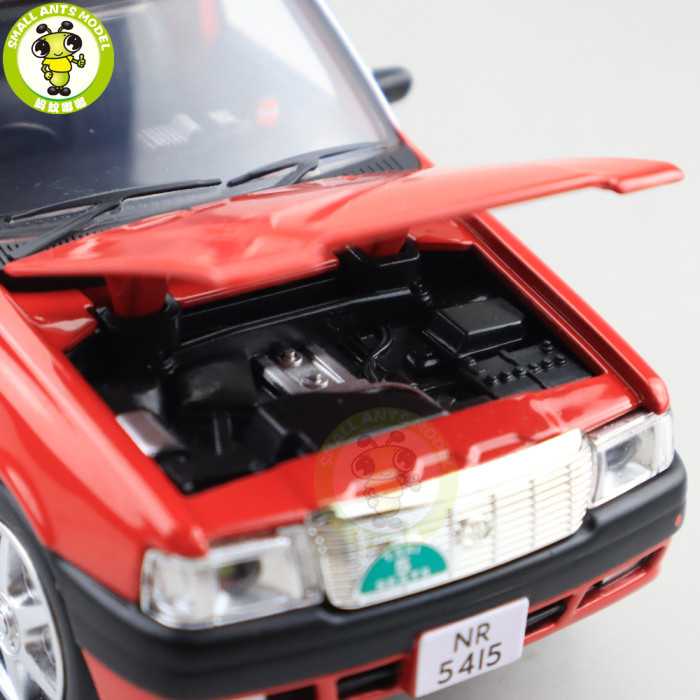 1/32 JACKIEKIM Toyota Crown HongKong Taxi Diecast Model CAR Taxi Toys for kids children Sound Lighting Pull Back gifts