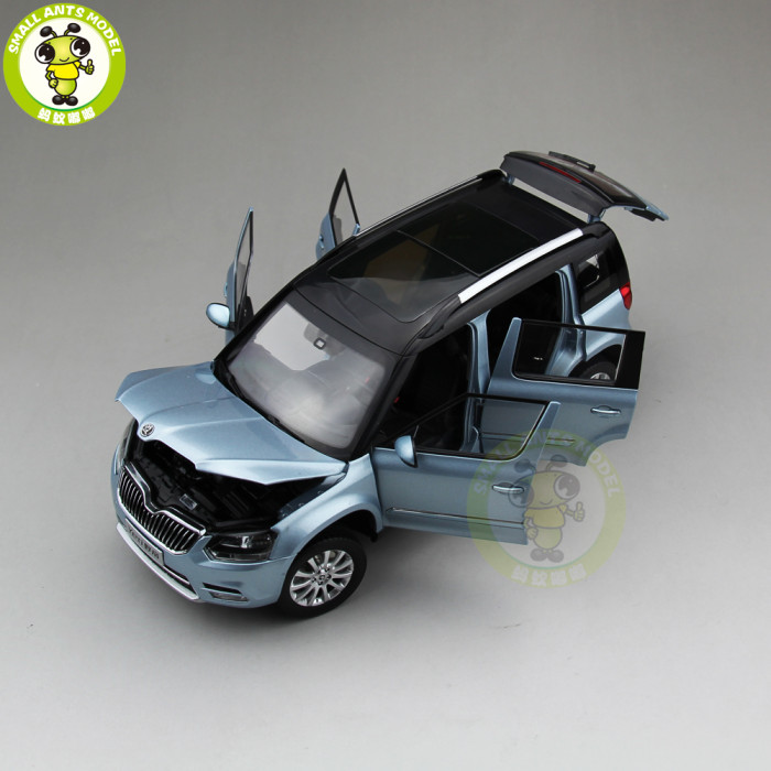1/18 VW Skoda Yeti City SUV Diecast Metal SUV CAR MODEL gift hobby collection Blue