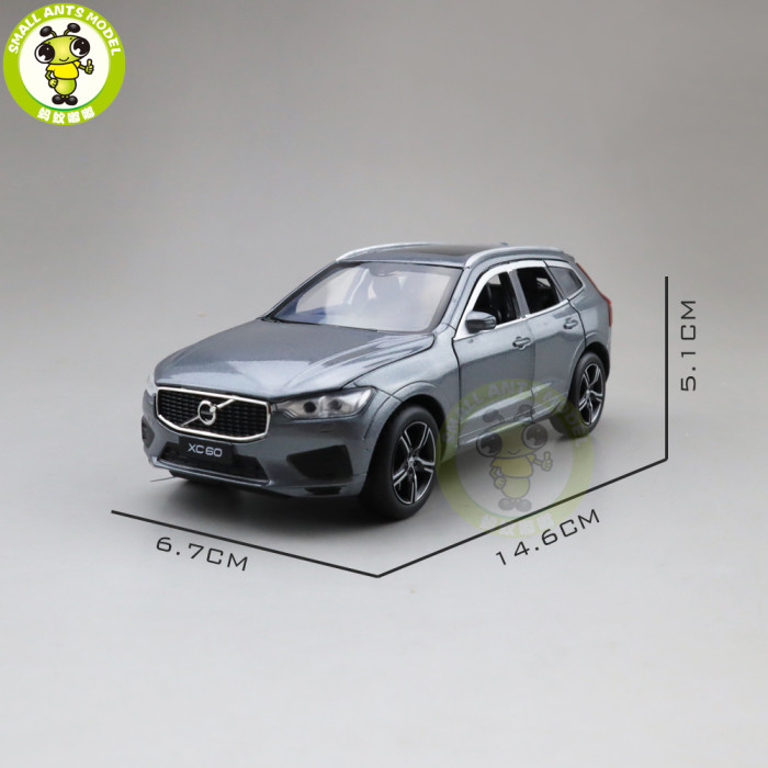 1/32 JACKIEKIM ALL NEW Volvo XC60 Diecast Model CAR SUV Toys for kids Boy girl Gifts Sound Lighting Pull Back