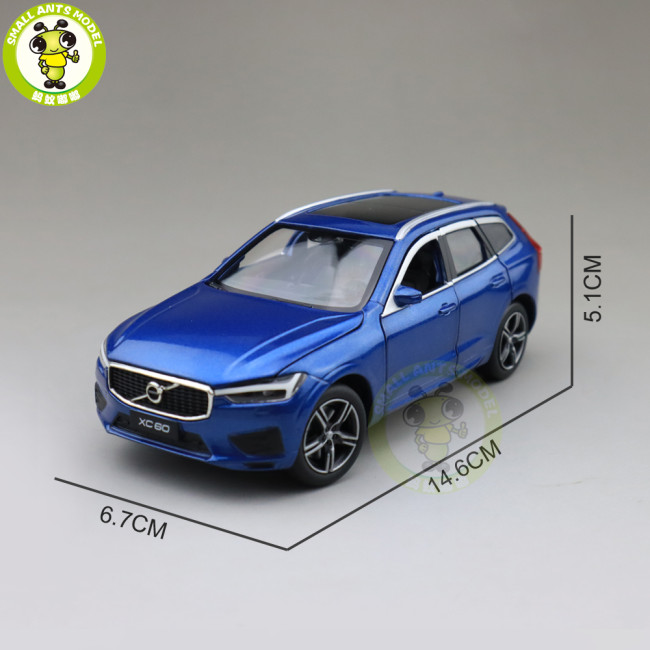 1/32 JACKIEKIM NEW Volvo XC60 Shock Absorption Diecast Model CAR SUV Toys for kids Boy girl Gifts