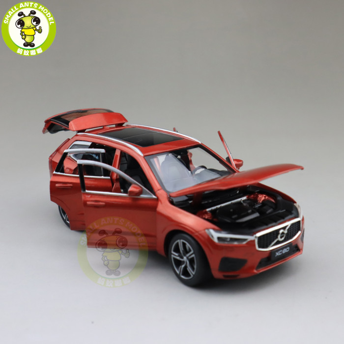 1/32 JACKIEKIM NEW Volvo XC60 Shock Absorption Diecast Model CAR SUV Toys for kids Boy girl Gifts