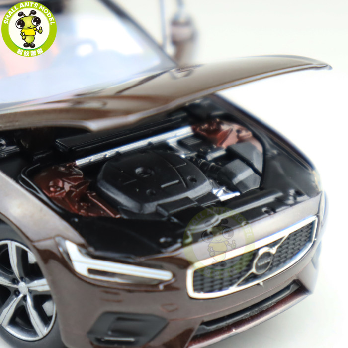 1/32 JACKIEKIM Volvo S90 shock absorption version Diecast Model CAR Toys for kids Boy girl Gifts