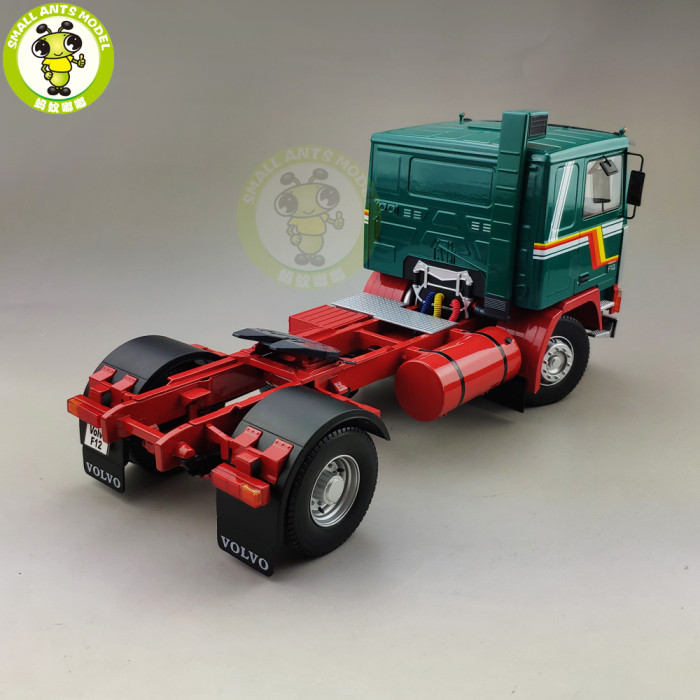 1/18 ROAD KINGS KK Volvo F1220 Tractor Truck 1977 Diecast Car Truck Model Toys for kids Gift Green and Red