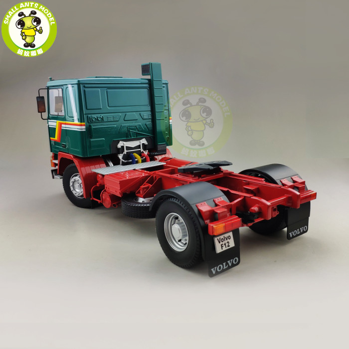 1/18 ROAD KINGS KK Volvo F1220 Tractor Truck 1977 Diecast Car Truck Model Toys for kids Gift Green and Red