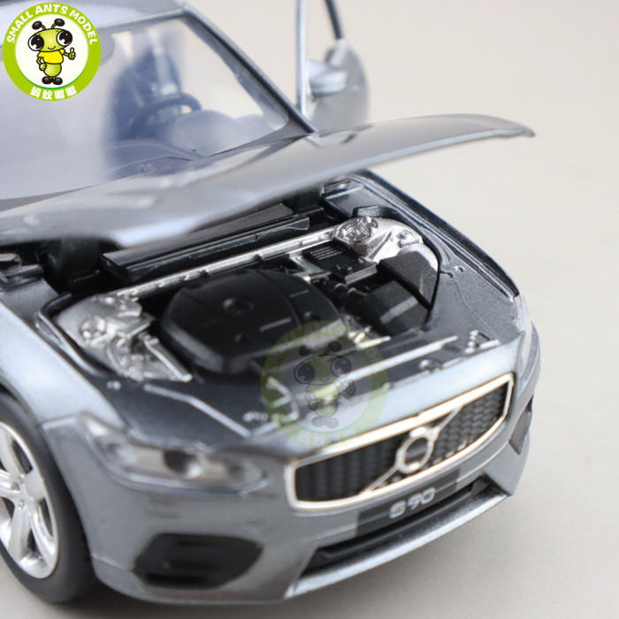 1/32 JACKIEKIM Volvo S90 Diecast Model CAR Toys for kids Boy girl Gifts Sound Lighting Pull Back