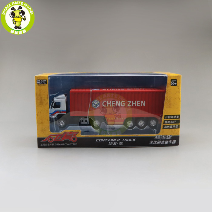 1/50 Volvo Trailer Truck Container Diecast Metal Car Model Toys Kids Boys Gilrs Gift