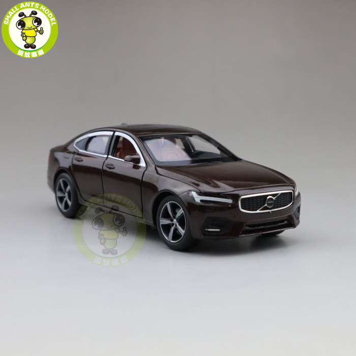 1/32 JACKIEKIM Volvo S90 shock absorption version Diecast Model CAR Toys for kids Boy girl Gifts
