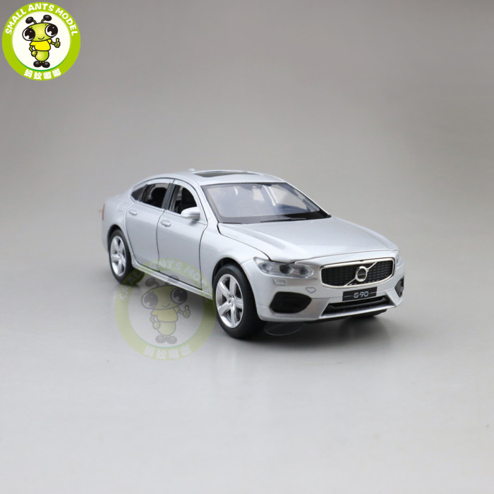 1/32 JACKIEKIM Volvo S90 Diecast Model CAR Toys for kids Boy girl Gifts Sound Lighting Pull Back