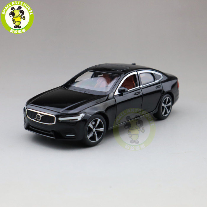 1/32 JACKIEKIM Volvo S90 shock absorption version Diecast Model CAR Toys for kids Boy girl Gifts