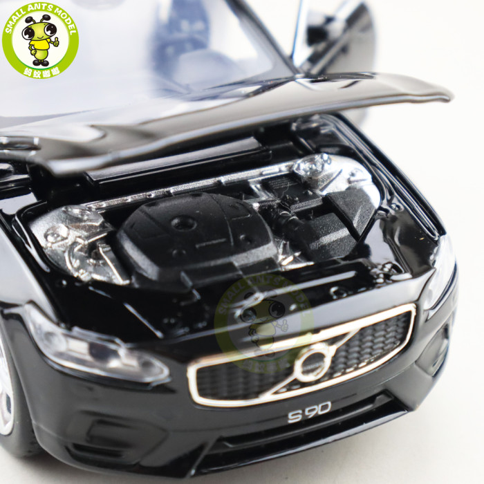 1/32 JACKIEKIM Volvo S90 Diecast Model CAR Toys for kids Boy girl Gifts Sound Lighting Pull Back