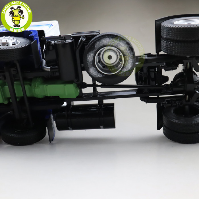 1/18 ROAD KINGS KK Volvo F1220 Tractor Truck 1977 Diecast Car Truck Model Toys for kids Gift White and Blue
