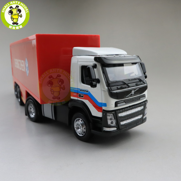 1/50 Volvo Trailer Truck Container Diecast Metal Car Model Toys Kids Boys Gilrs Gift