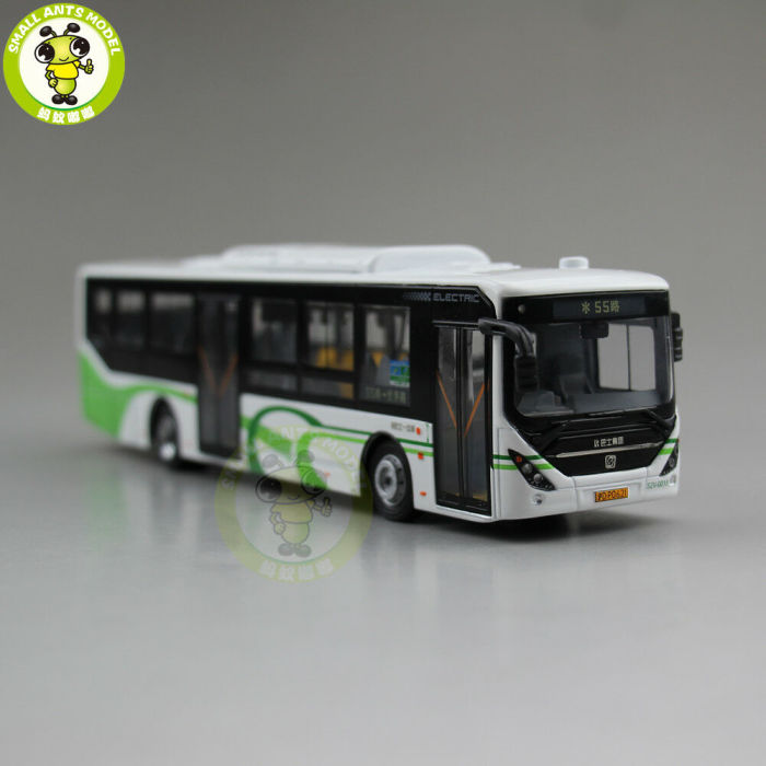 1/64 China Volvo City Bus SWB6128BEV Electric bus Diecast Bus CAR Model Toys