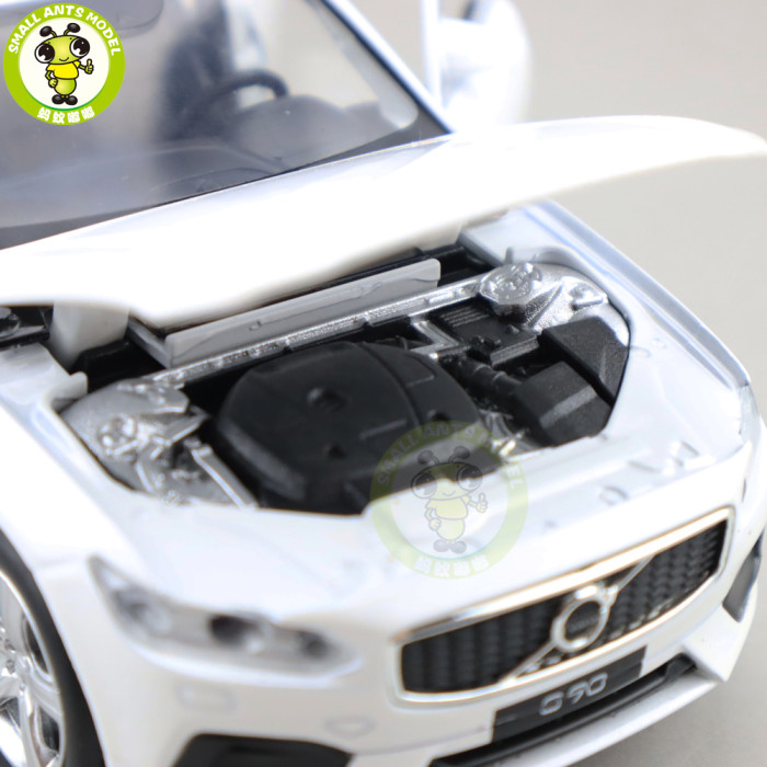 1/32 JACKIEKIM Volvo S90 Diecast Model CAR Toys for kids Boy girl Gifts Sound Lighting Pull Back