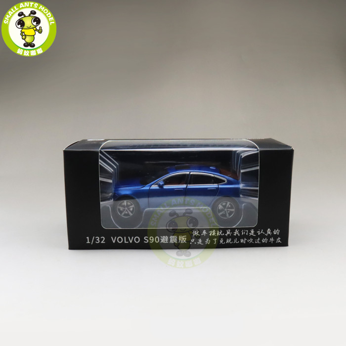 1/32 JACKIEKIM Volvo S90 shock absorption version Diecast Model CAR Toys for kids Boy girl Gifts