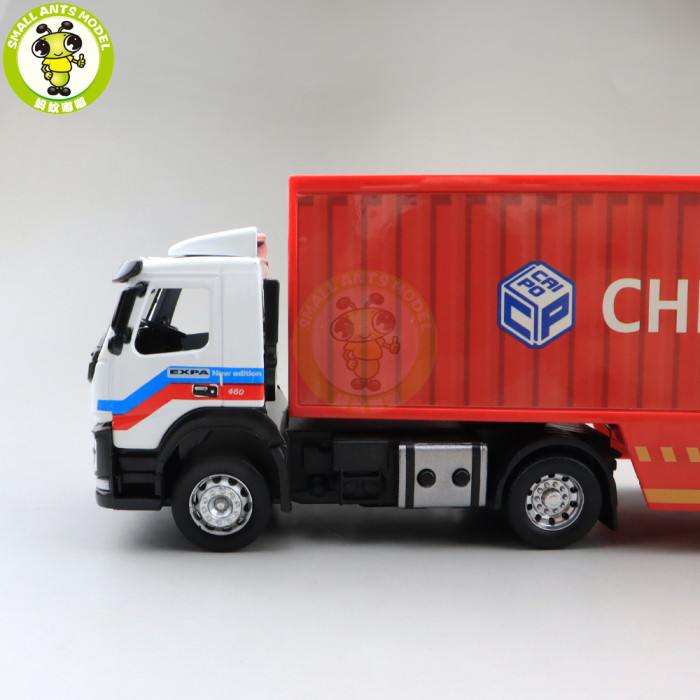 1/50 Volvo Trailer Truck Container Diecast Metal Car Model Toys Kids Boys Gilrs Gift