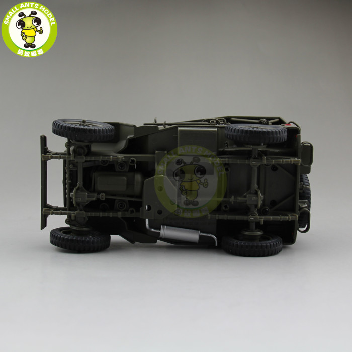 1/18 1941 JEEP WILLYS MB US ARMY Diecast Car Model Toys Welly Army Green