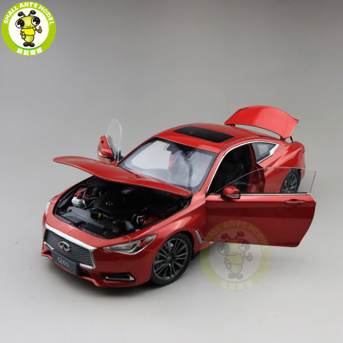 1/18 Infiniti Q60 Q60S Coupe 2018 Diecast Model Car Toys Boys Girls Gifts Red