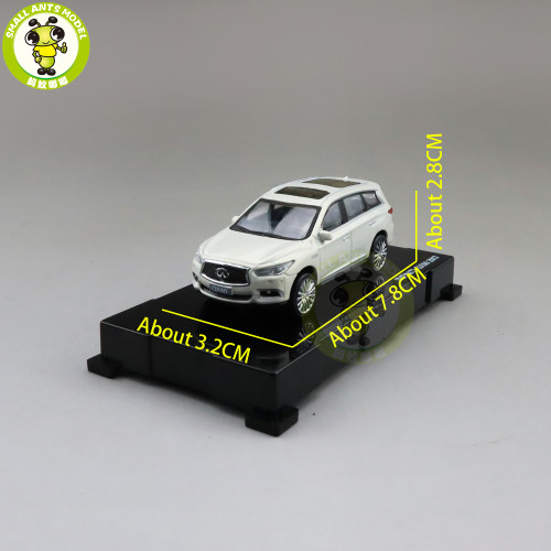 1/64 Nissan Infiniti QX60 2017 Diecast Model Car SUV Toys Boys Girls Gifts