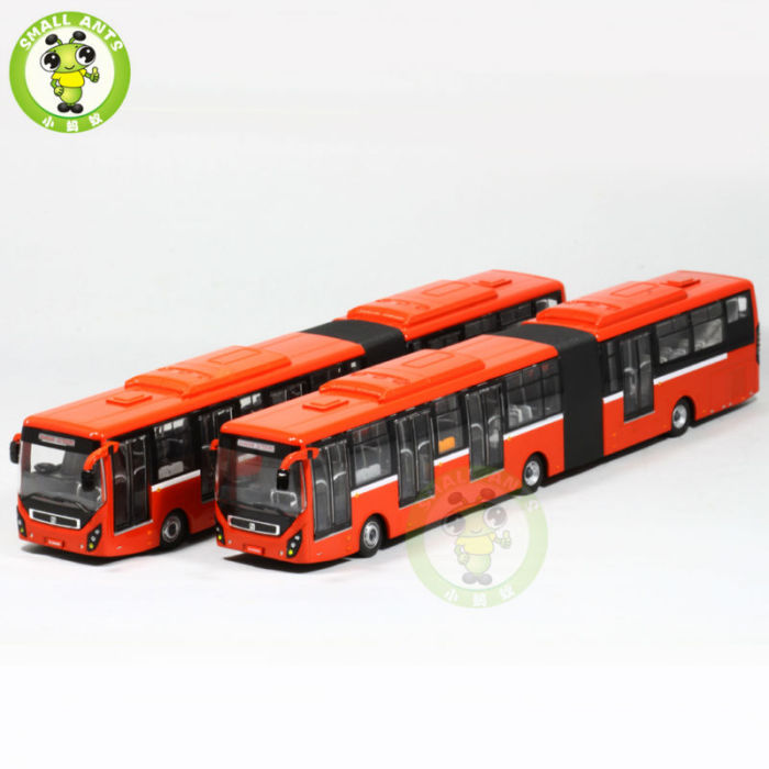 1/64 Volvo Articulated Bus Models Karachi Lahore Pakistan BRT Diecast Bus Model Car Toys