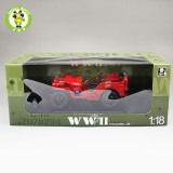 1:18 1/4 Ton US ARMY WILLYS JEEP TOP DOWN Diecast Car Toys Model Welly Red