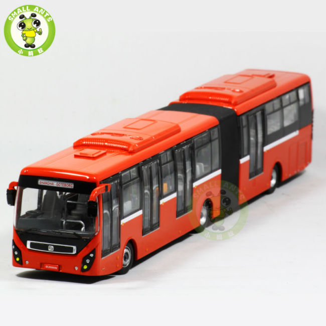 1/64 Volvo Articulated Bus Models Karachi Lahore Pakistan BRT Diecast Bus Model Car Toys
