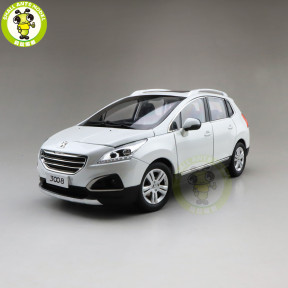 1/18 China peugeot 3008 Diecast Model Car Suv Toys Kids Boys Girls Gifts White