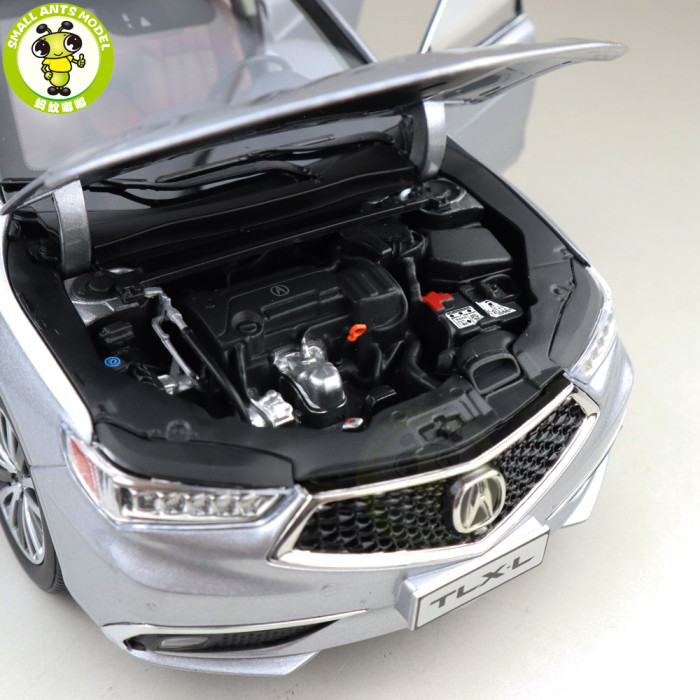 1/18 Honda ACURA TLX L TLX-L Diecast Metal Car Model Toys For Kids Boy Girl Gift Collection Hobby Silver
