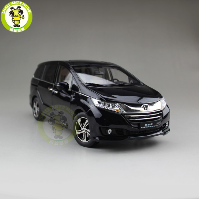 1/18 Honda MPV Odyssey Commercial vehicle Diecast Metal MPV Car SUV Model Toys Boy Girl Gift Collection Hobby Dark Blue
