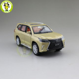 1/32 JACKIEKIM Toyota Lexus LX570 SUV Diecast Model CAR Toys for kids Sound Lighting Pull Back Car Boy Girl gifts